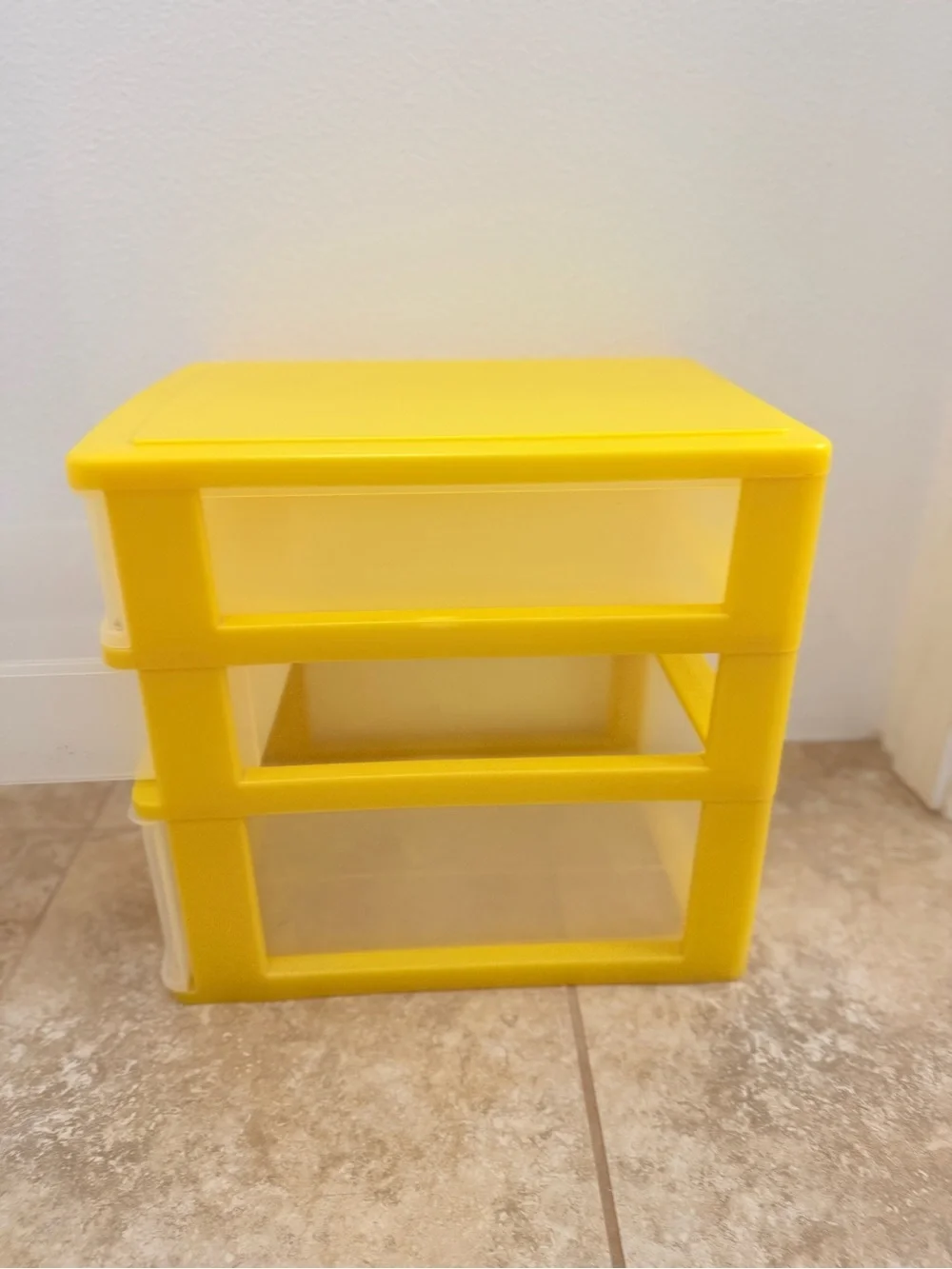 Large Sanrio Pompompurin Plastic Chest box  organizer drawers 2000 Vintage